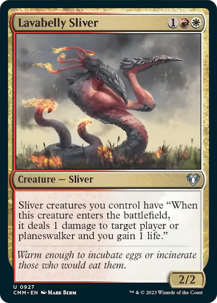 Lavabelly Sliver [Commander Masters] | Good Games Cannington