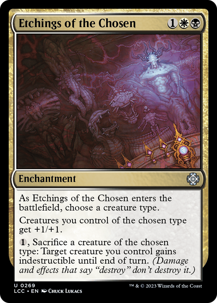 Etchings of the Chosen [The Lost Caverns of Ixalan Commander] | Good Games Cannington
