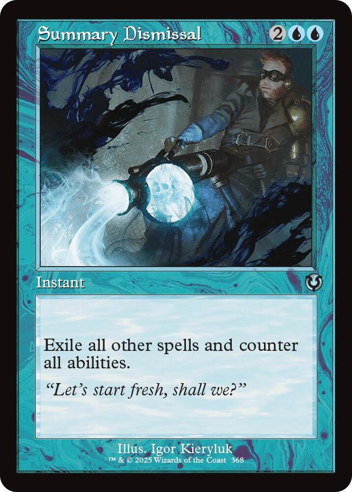Summary Dismissal Retro Frame 368 (Innistrad Remastered)  - Foil | Good Games Cannington