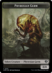 Manifest // Phyrexian Germ Double-Sided Token [Commander Masters Tokens] | Good Games Cannington