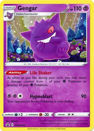Gengar (SWSH052) [Sword & Shield: Black Star Promos] | Good Games Cannington