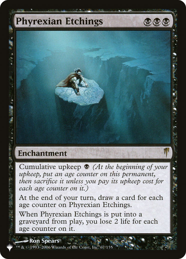 Phyrexian Etchings [The List] | Good Games Cannington