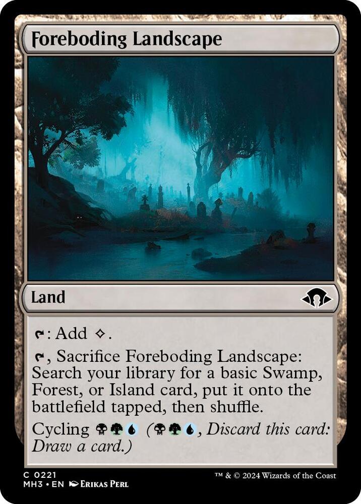 Foreboding Landscape 221 (Modern Horizons 3)  | Good Games Cannington