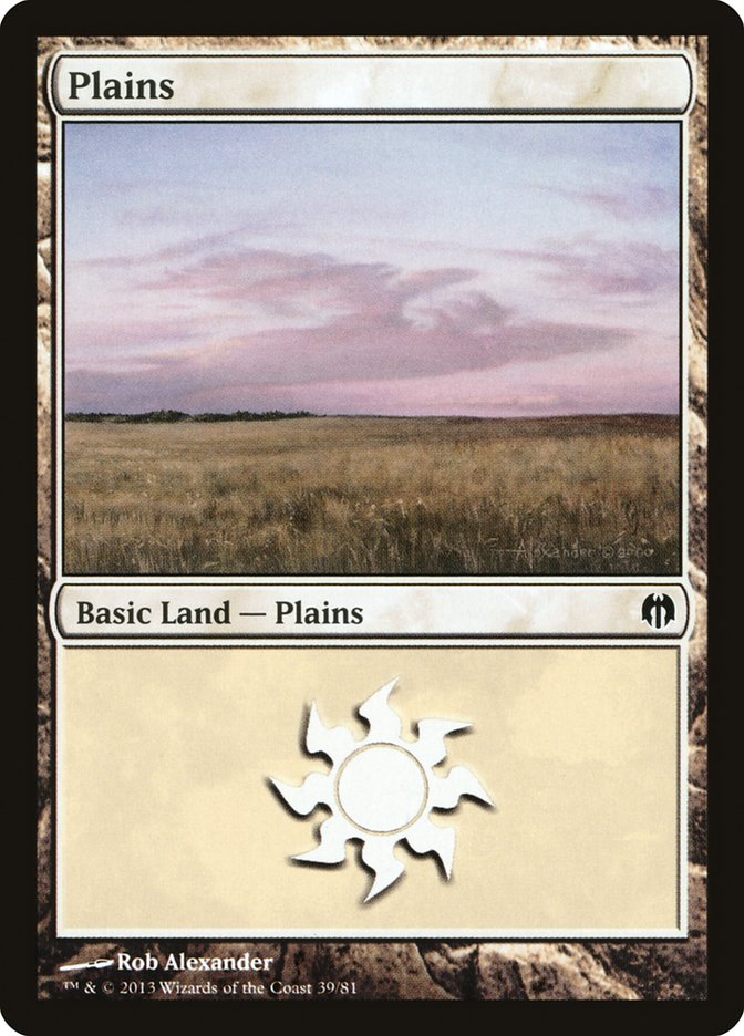 Plains (39) [Duel Decks: Heroes vs. Monsters] | Good Games Cannington