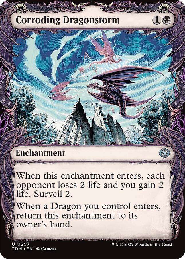 Corroding Dragonstorm Showcase 297 (Tarkir: Dragonstorm)  | Good Games Cannington