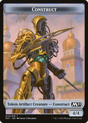 Beast // Construct Double-Sided Token [Core Set 2021 Tokens] | Good Games Cannington