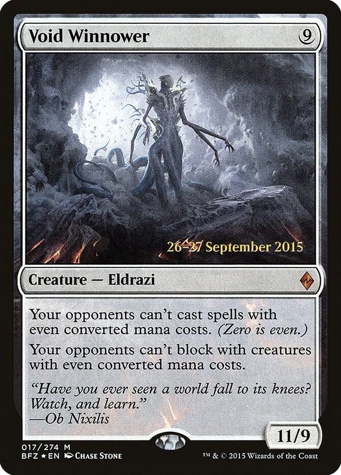Void Winnower 17s/90 (Prerelease Cards)  - Foil | Good Games Cannington