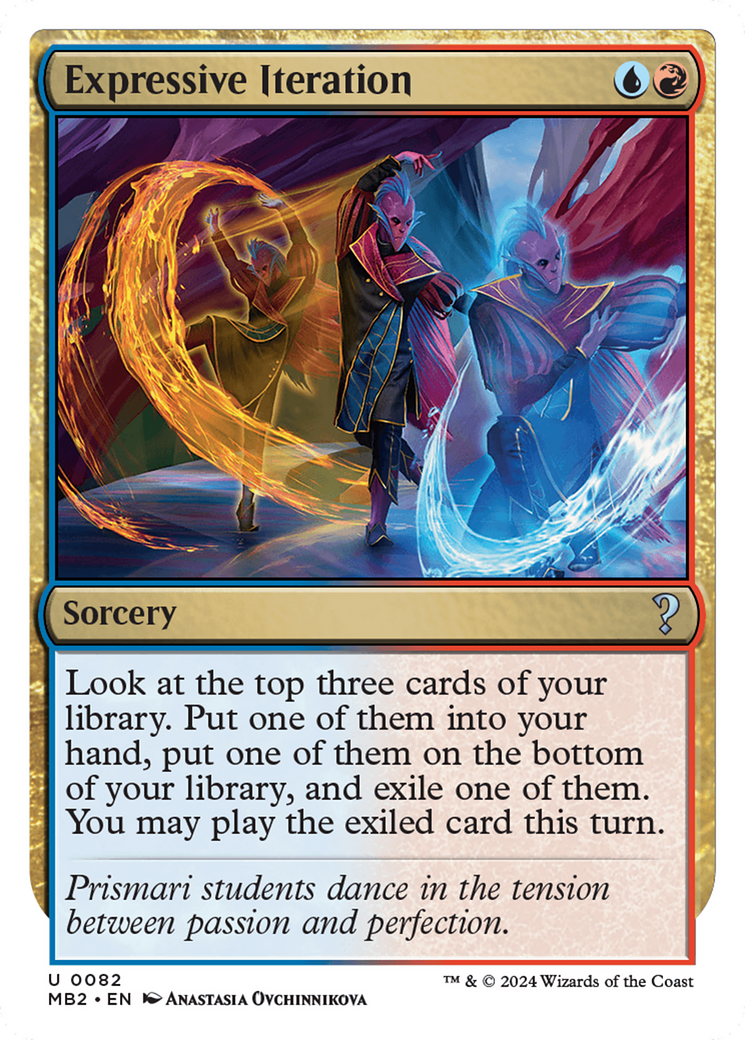 Expressive Iteration (White Border) [Mystery Booster 2] | Good Games Cannington