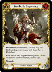 Steelblade Supremacy [U-WTR119] (Welcome to Rathe Unlimited)  Unlimited Rainbow Foil | Good Games Cannington