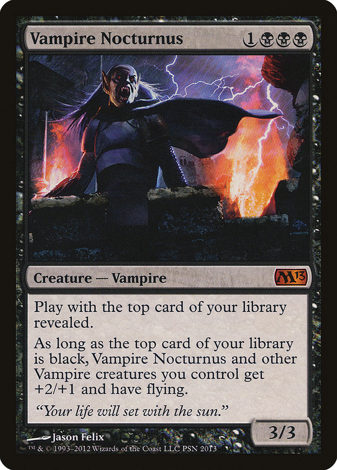 Vampire Nocturnus (Duels of the Planeswalkers Promos) [Duels of the Planeswalkers Promos 2012] | Good Games Cannington
