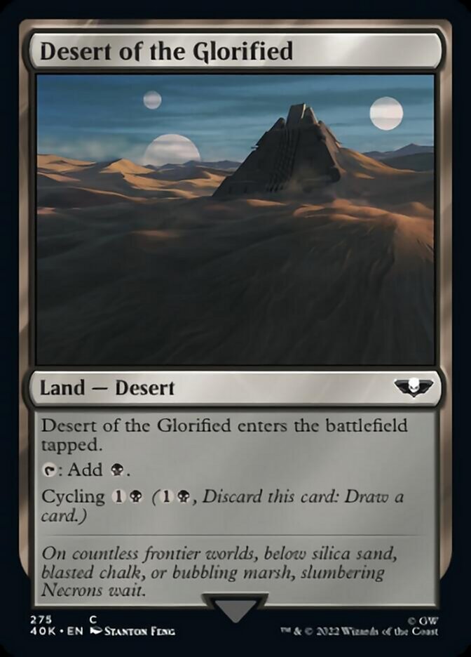 Desert of the Glorified (Surge Foil) [Warhammer 40,000] | Good Games Cannington