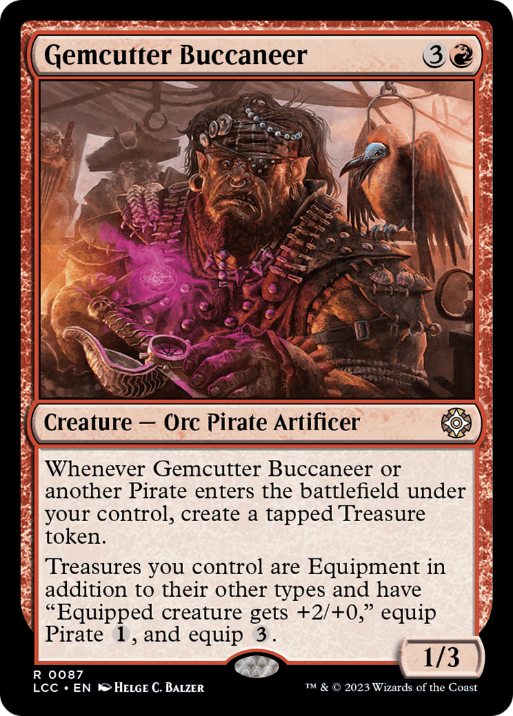 Gemcutter Buccaneer [The Lost Caverns of Ixalan Commander] | Good Games Cannington
