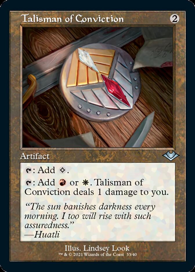 Talisman of Conviction (Retro) [Modern Horizons] | Good Games Cannington