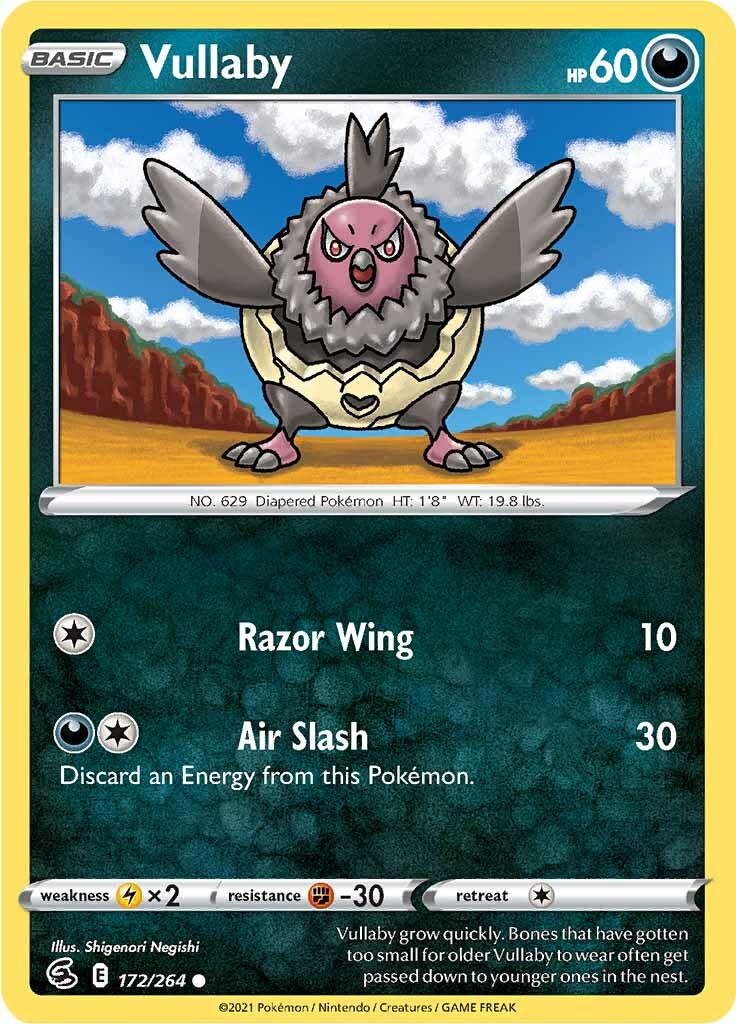 Vullaby (172/264) [Sword & Shield: Fusion Strike] | Good Games Cannington