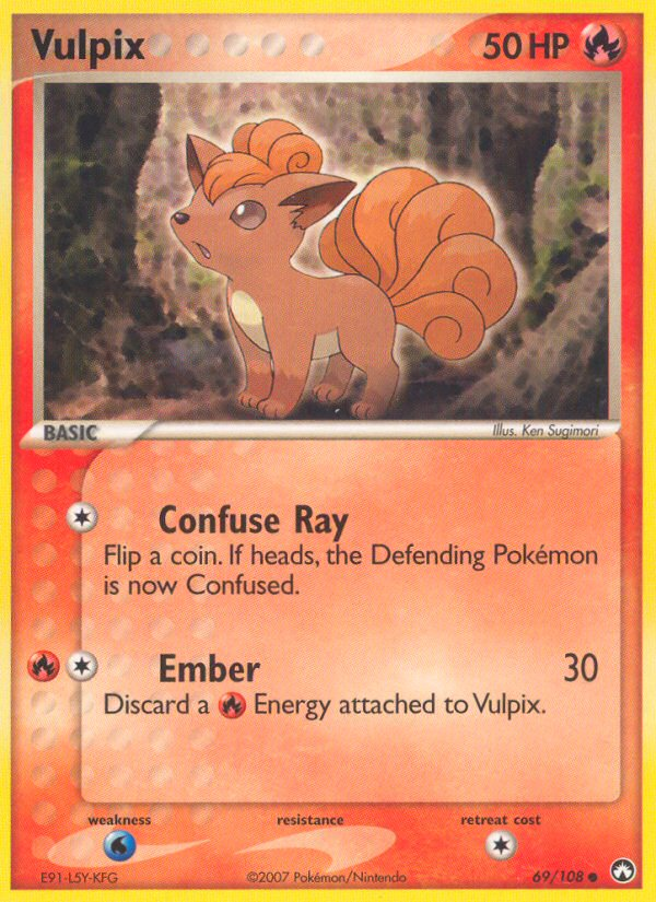 Vulpix (69/108) [EX: Power Keepers] | Good Games Cannington