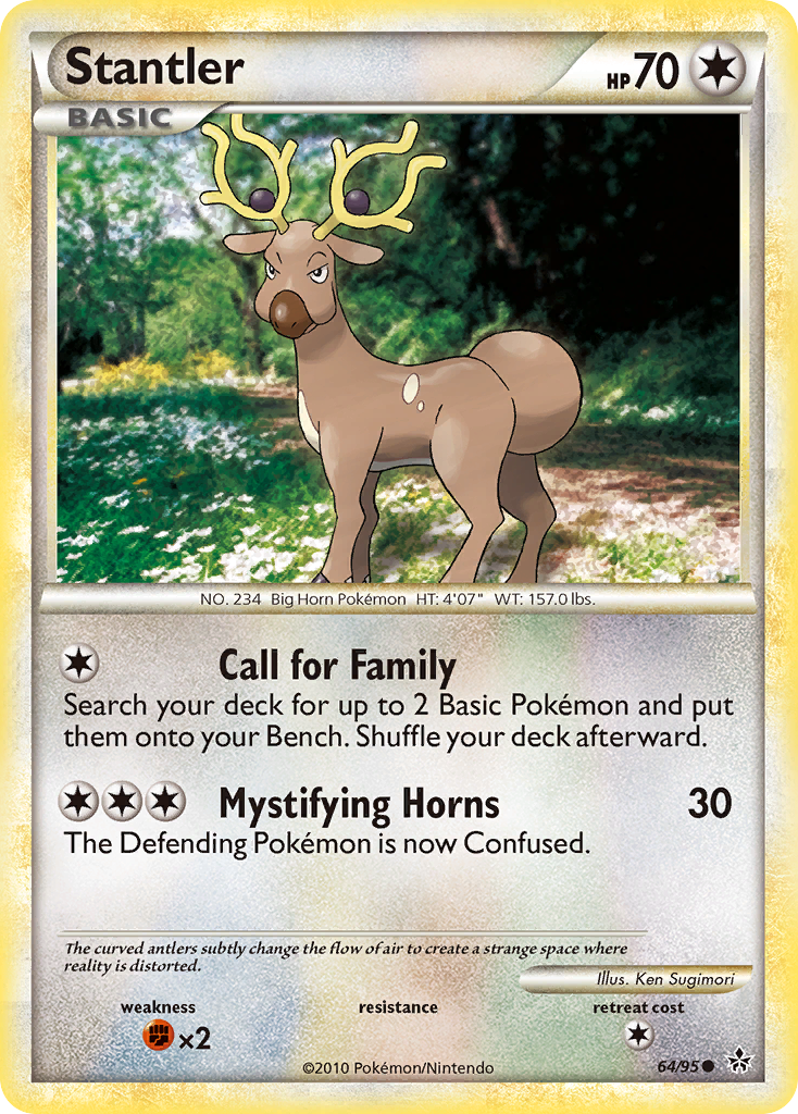 Stantler (64/95) [HeartGold & SoulSilver: Unleashed] | Good Games Cannington