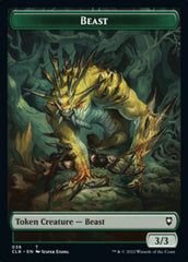 Satyr // Beast Double-Sided Token [Commander Legends: Battle for Baldur's Gate Tokens] | Good Games Cannington