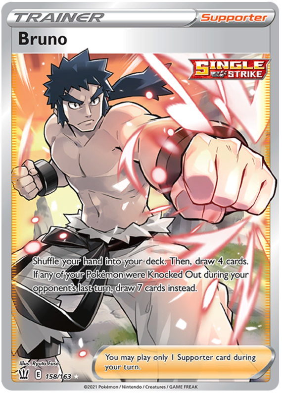Bruno (158/163) [Sword & Shield: Battle Styles] | Good Games Cannington