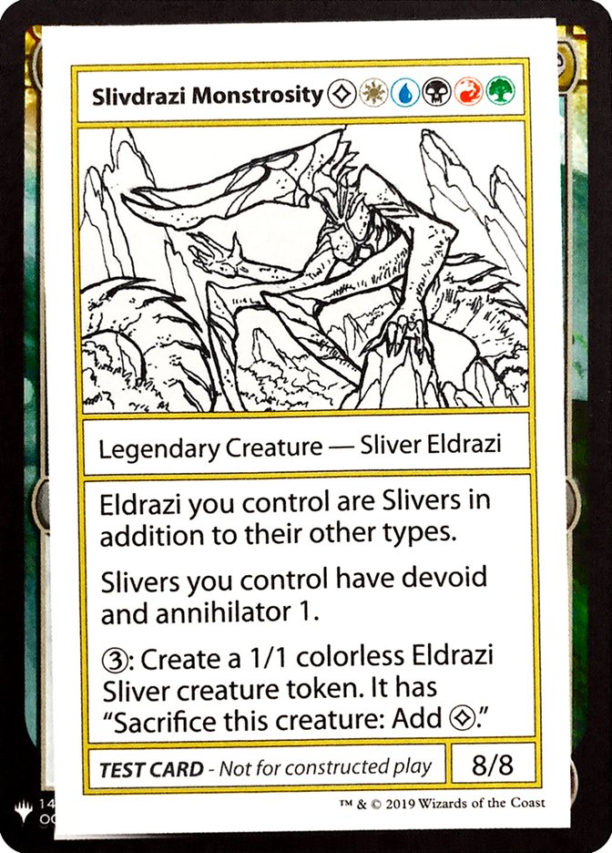 Slivdrazi Monstrosity [Mystery Booster Playtest Cards] | Good Games Cannington