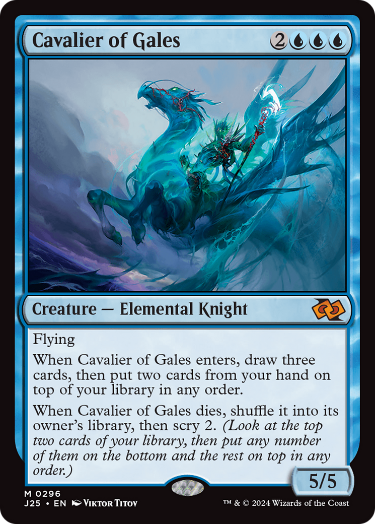 Cavalier of Gales [Foundations Jumpstart] | Good Games Cannington