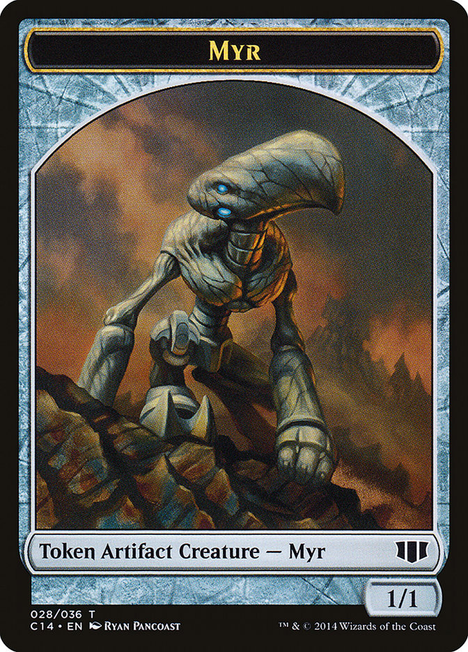 Myr // Pentavite Double-Sided Token [Commander 2014 Tokens] | Good Games Cannington