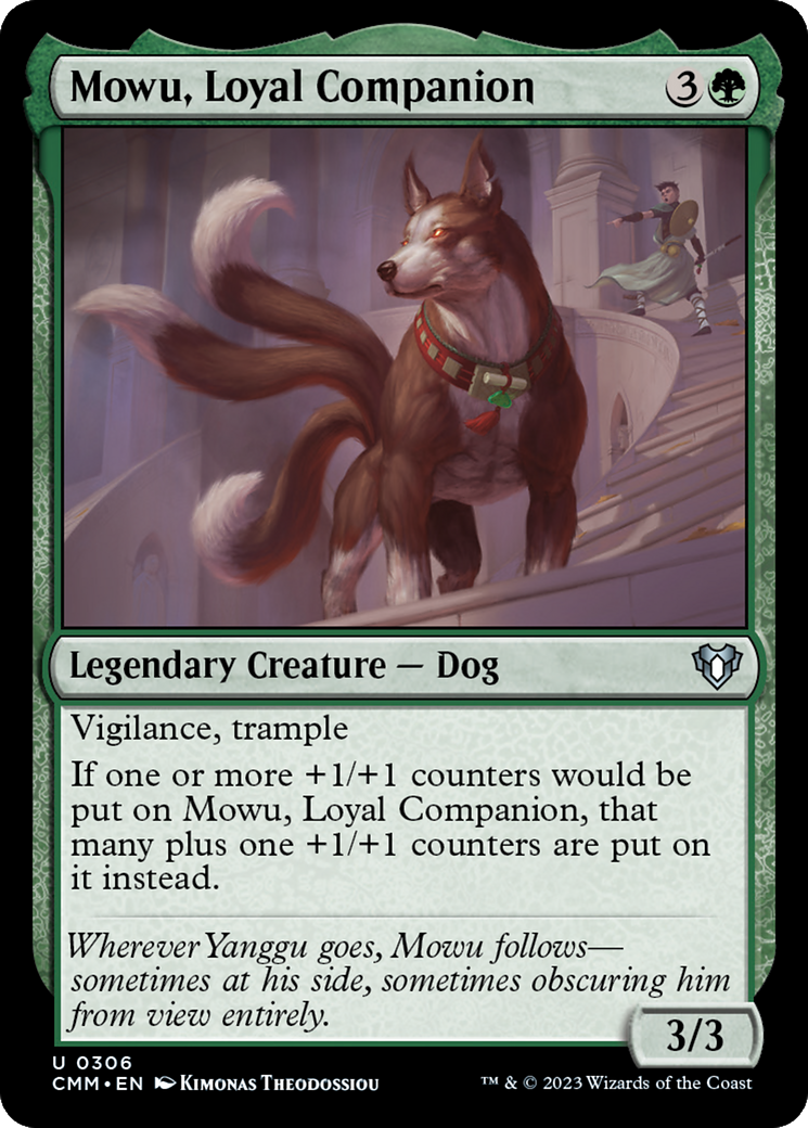 Mowu, Loyal Companion [Commander Masters] | Good Games Cannington