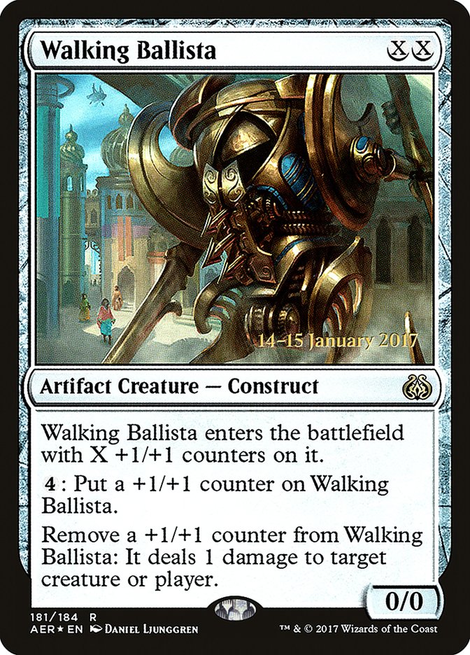 Walking Ballista [Aether Revolt Prerelease Promos] | Good Games Cannington