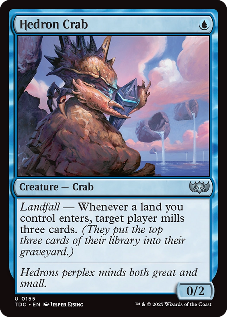 Hedron Crab [Tarkir: Dragonstorm Commander] | Good Games Cannington