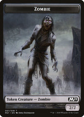 Treasure // Zombie Double-Sided Token [Core Set 2021 Tokens] | Good Games Cannington