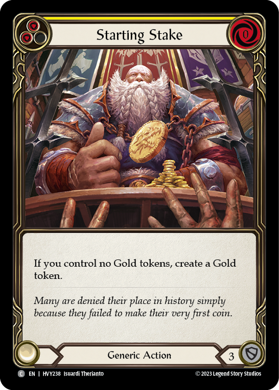Starting Stake [HVY238] (Heavy Hitters)  Rainbow Foil | Good Games Cannington
