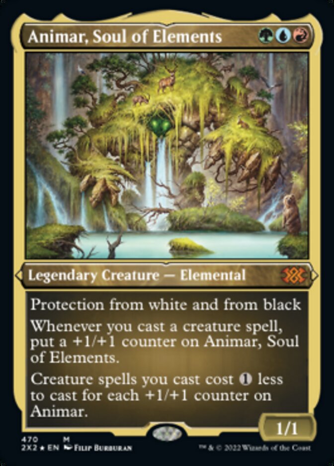 Animar, Soul of Elements (Foil Etched) [Double Masters 2022] | Good Games Cannington