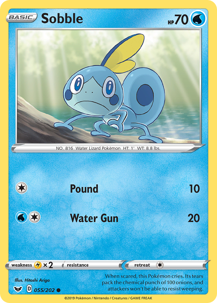 Sobble (055/202) [Sword & Shield: Base Set] | Good Games Cannington