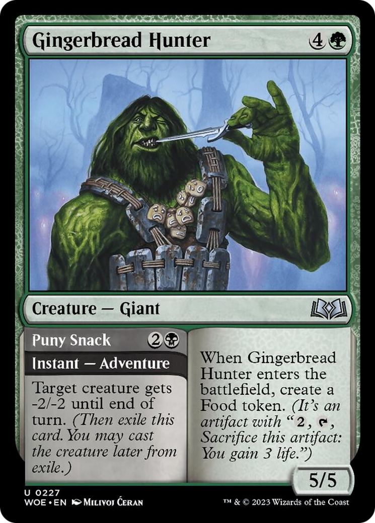 Gingerbread Hunter // Puny Snack [Wilds of Eldraine] | Good Games Cannington
