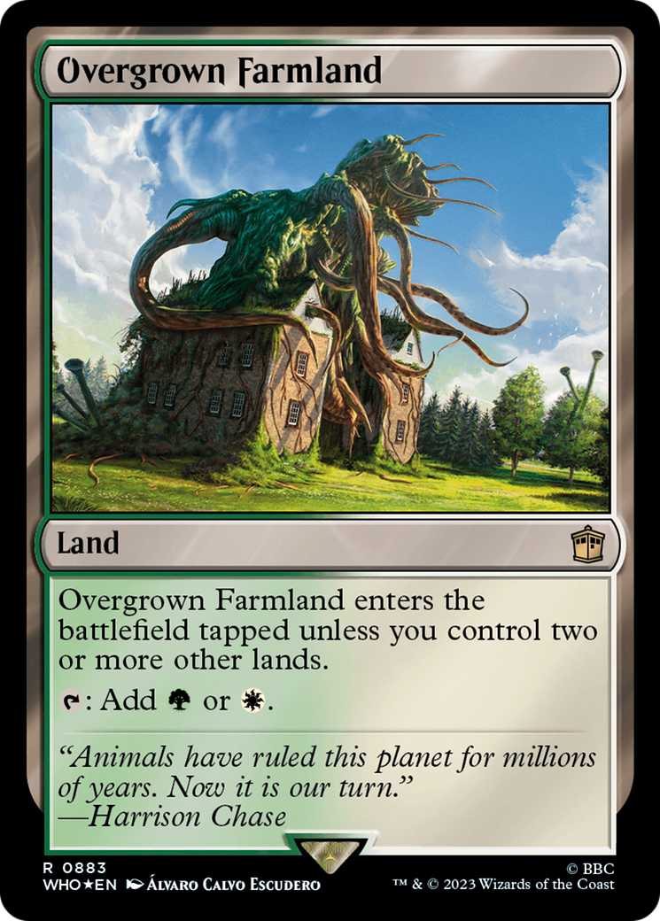 Overgrown Farmland (Surge Foil) [Doctor Who] | Good Games Cannington