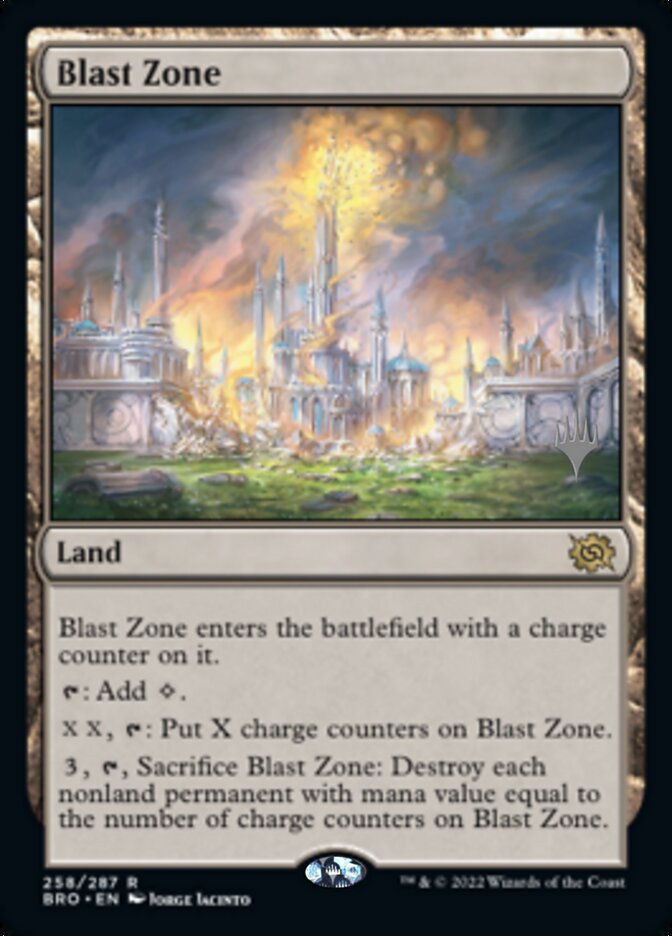 Blast Zone (Promo Pack) [The Brothers' War Promos] | Good Games Cannington