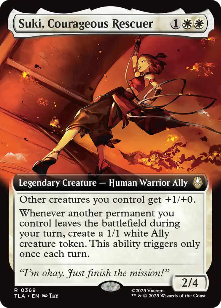 Suki, Courageous Rescuer (Extended Art) [Avatar: The Last Airbender] | Good Games Cannington
