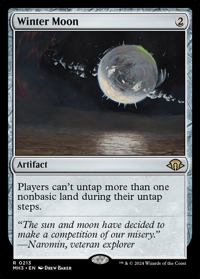 Winter Moon 213/319 (Modern Horizons 3)  - Foil | Good Games Cannington