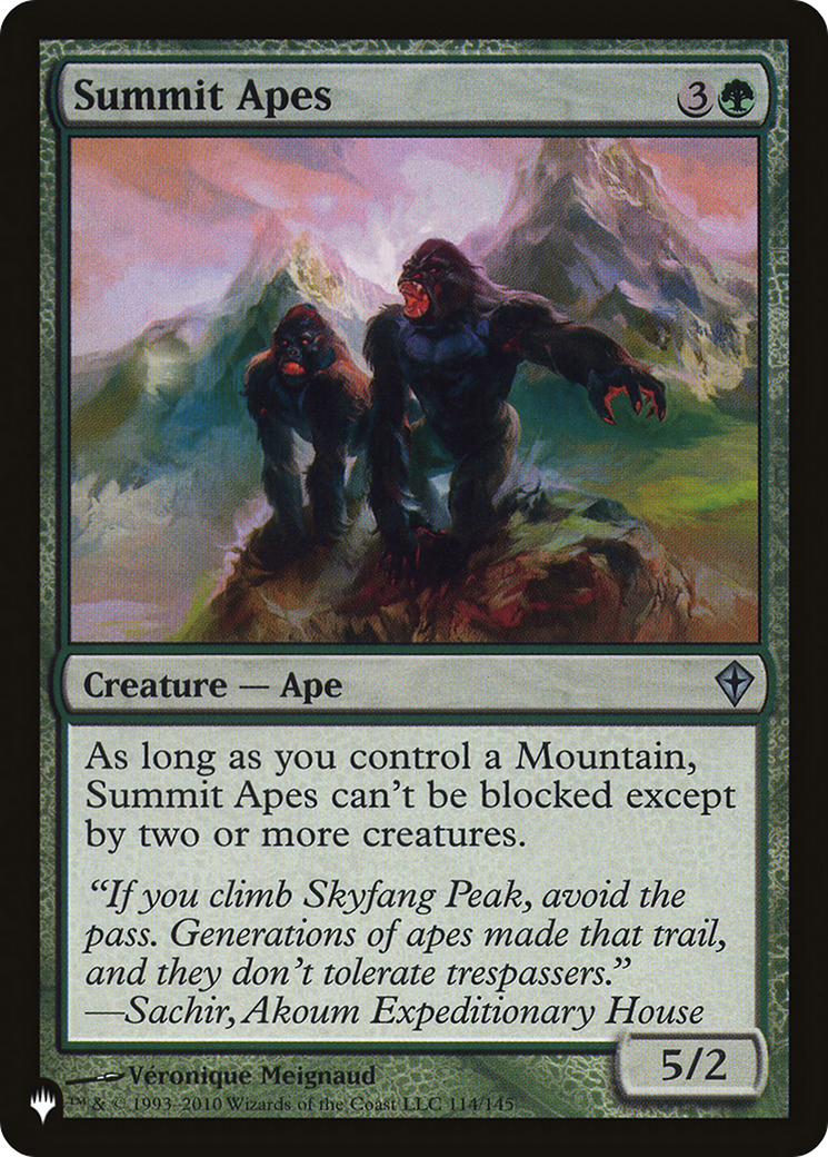 Summit Apes [The List] | Good Games Cannington