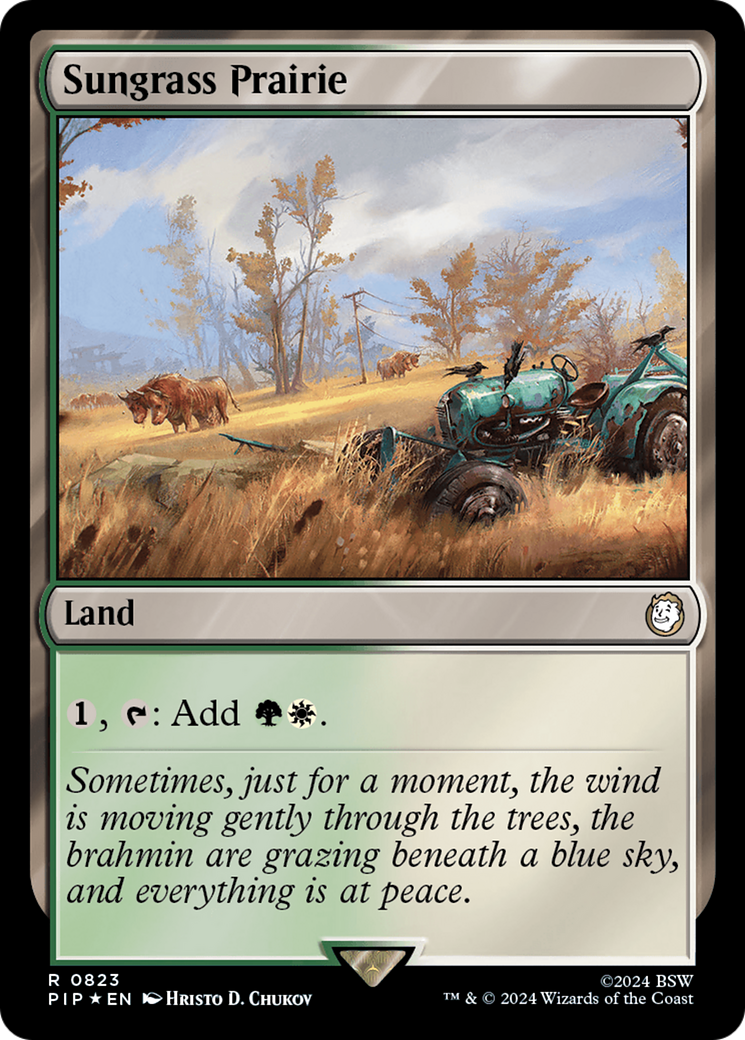 Sungrass Prairie (Surge Foil) [Fallout] | Good Games Cannington