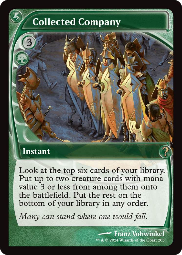 Collected Company (Future Sight) [Mystery Booster 2] | Good Games Cannington