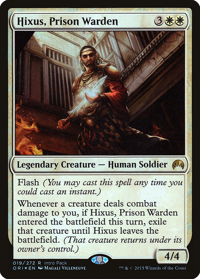 Hixus, Prison Warden (Intro Pack) [Magic Origins Promos] | Good Games Cannington