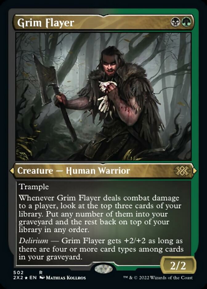 Grim Flayer (Foil Etched) [Double Masters 2022] | Good Games Cannington