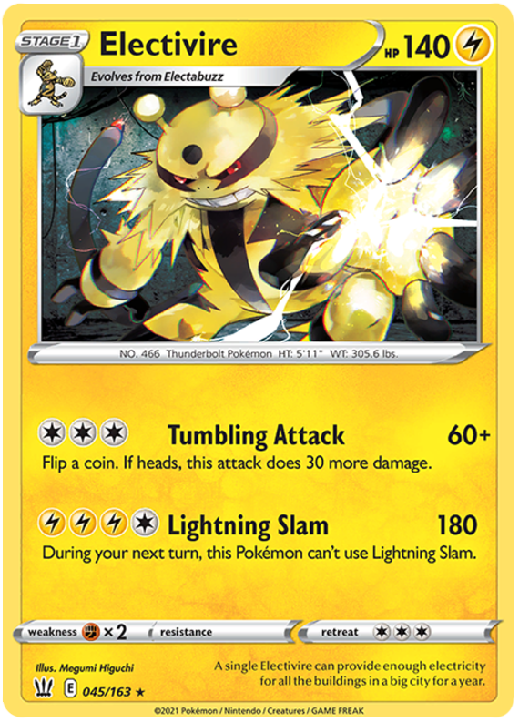 Electivire (045/163) [Sword & Shield: Battle Styles] | Good Games Cannington