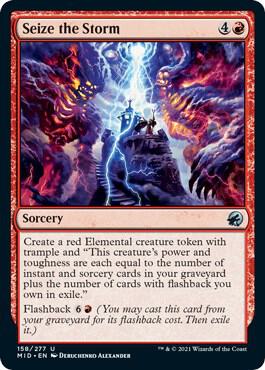Seize the Storm 158/277 (Innistrad: Midnight Hunt)  | Good Games Cannington