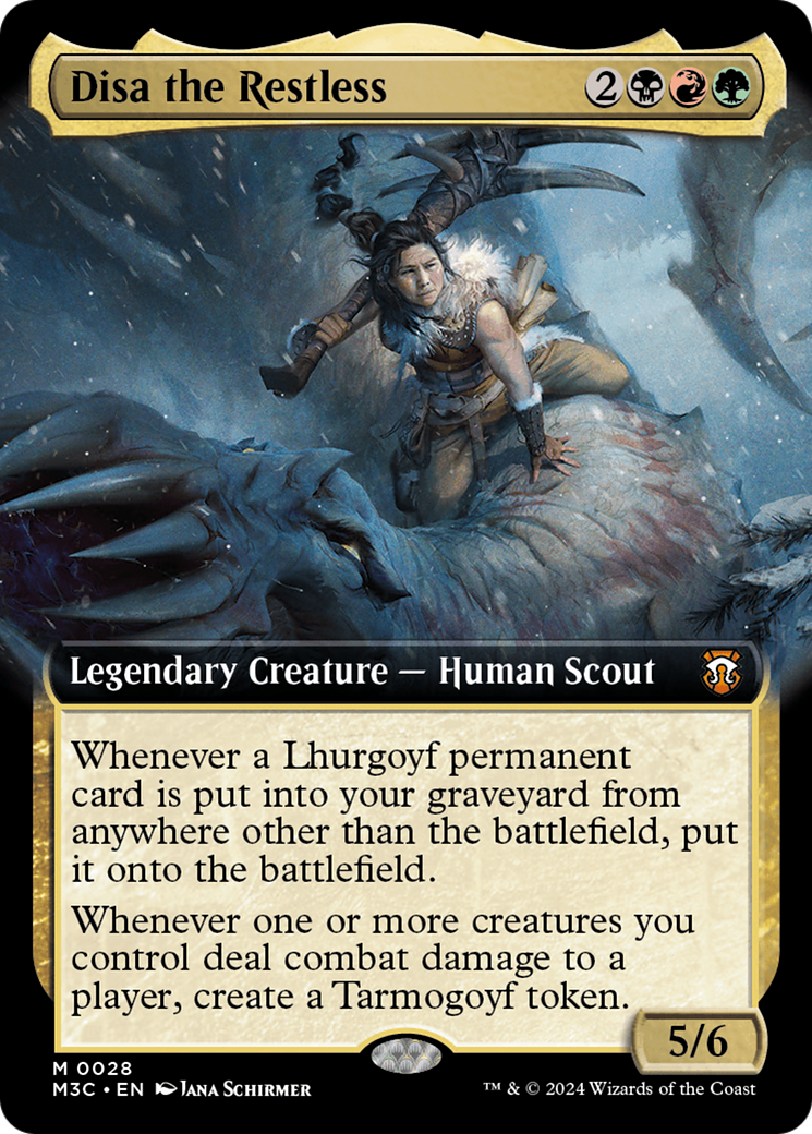 Disa the Restless (Extended Art) [Modern Horizons 3 Commander] | Good Games Cannington
