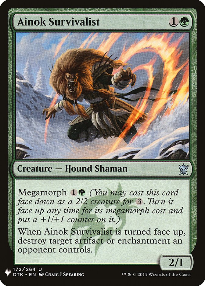 Ainok Survivalist [Mystery Booster] | Good Games Cannington