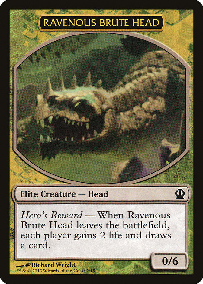 Ravenous Brute Head [Theros Face the Hydra] | Good Games Cannington