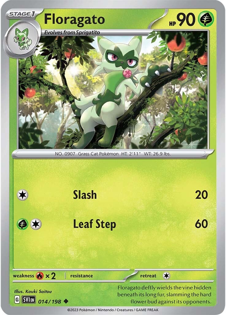 Floragato (014/198) [Scarlet & Violet: Base Set] | Good Games Cannington