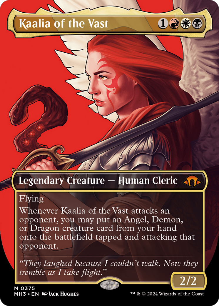 Kaalia of the Vast (Borderless) (0375) [Modern Horizons 3] | Good Games Cannington