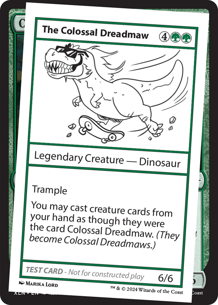 The Colossal Dreadmaw [Mystery Booster 2 Playtest Cards] | Good Games Cannington